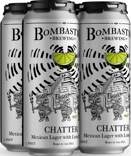 Chatter Mexican lager with Lime and Salt