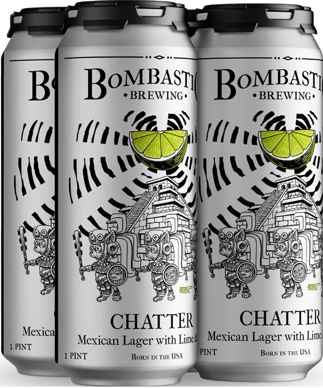 Chatter Mexican lager with Lime and Salt