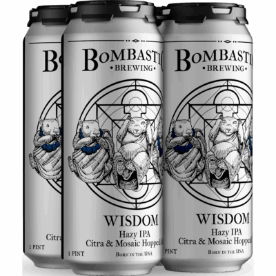 Wisdom Hazy IPA with Citra and Mosaic Hops